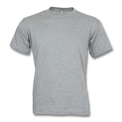 T-shirt girocollo adulto cotone pettinato 100%